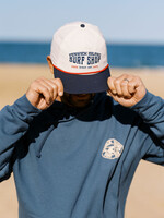 F.I. EMBROIDERED TRITECH CREAM/NAVY
