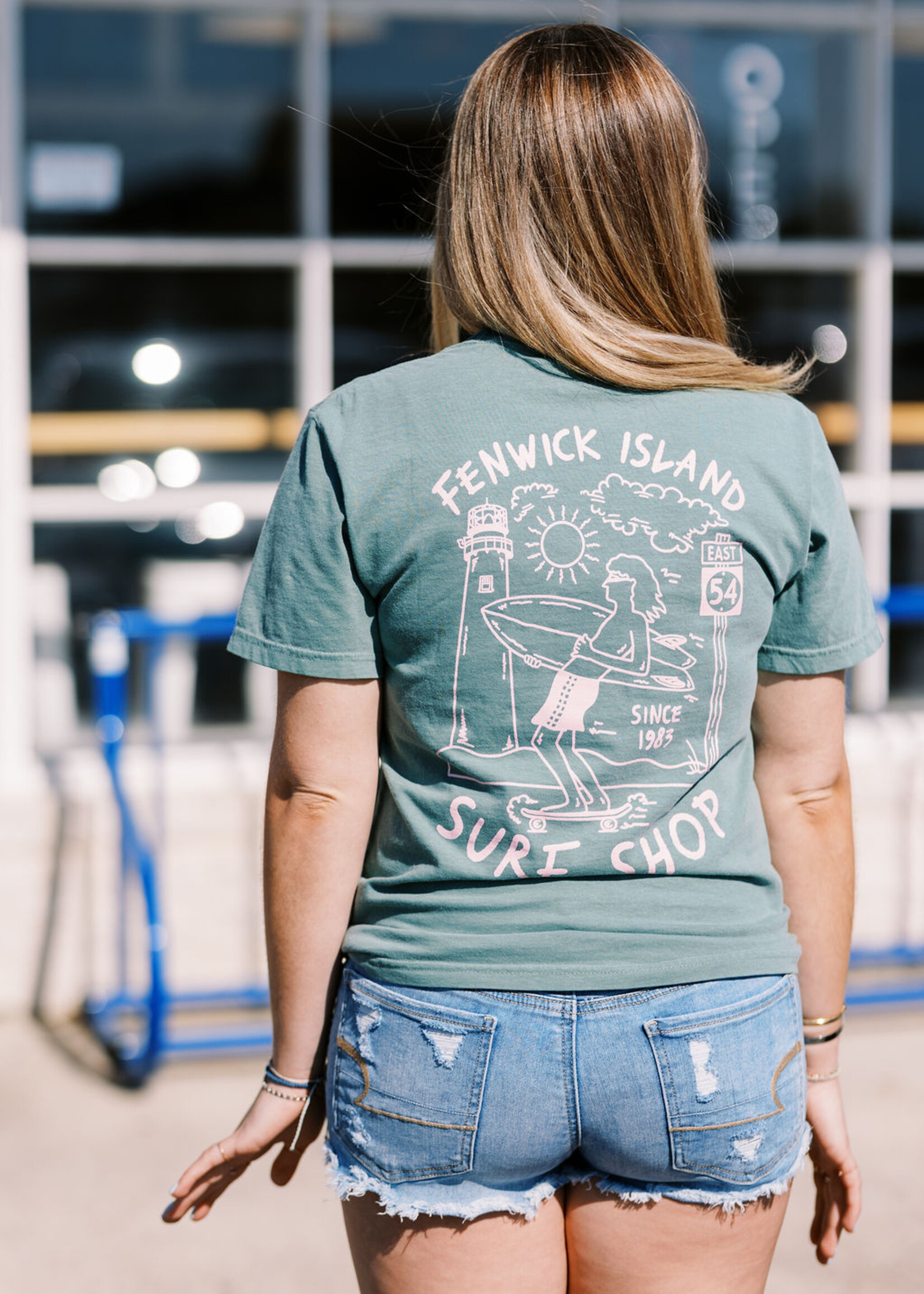 "SKATE SURF" COMFORT COLORS SS LIGHT GREEN