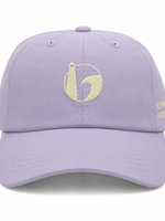 ROUND EMBROIDERY LOW CROWN LAVENDER TRITECH