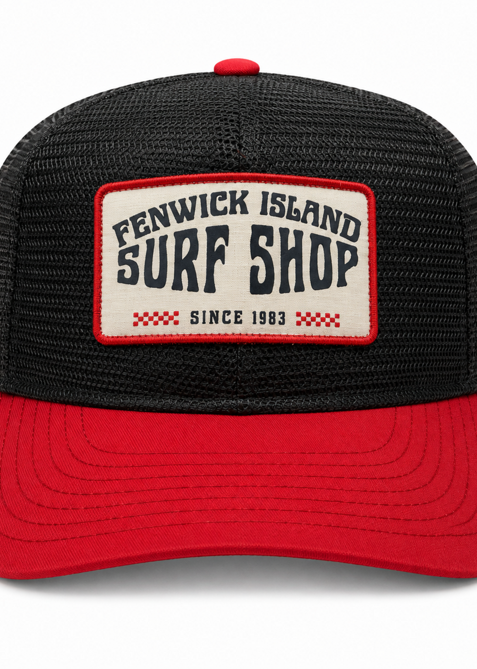 F.I. STOWAWAY PATCH TRUCK RED/NAVY