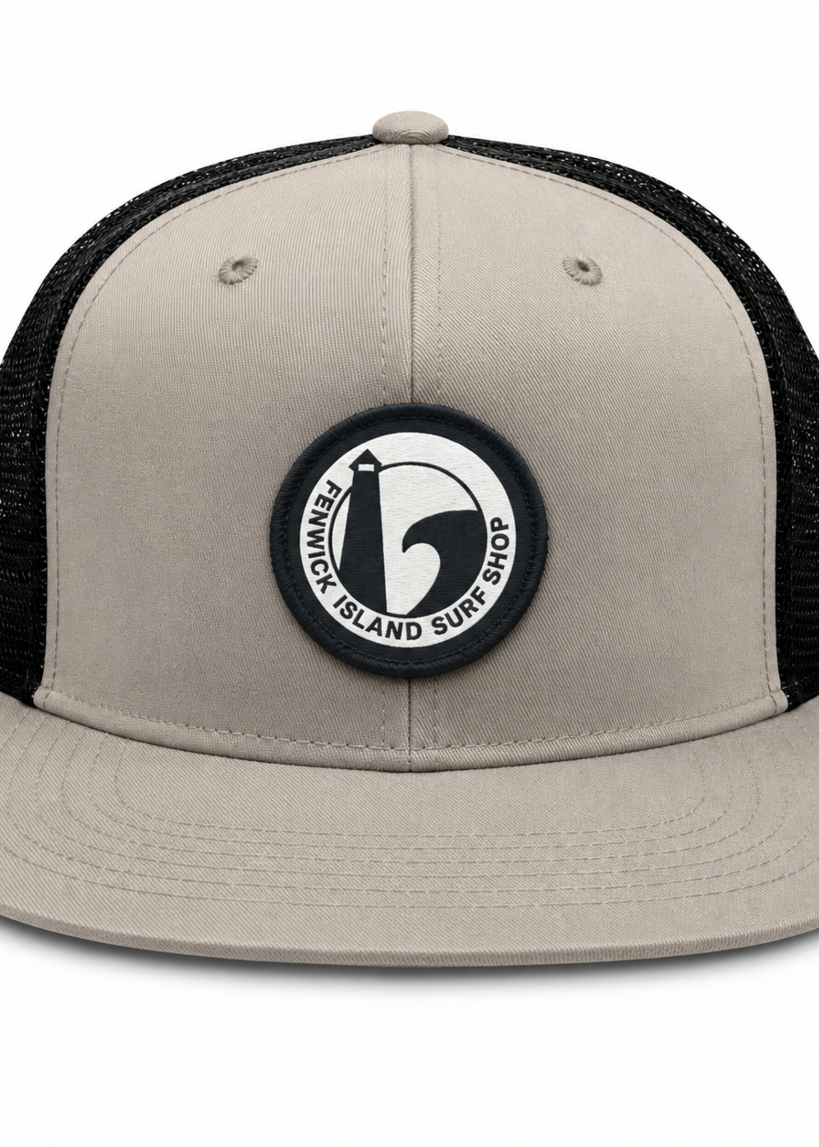 F.I. PATCH FLAT BRIM HAT BLACK/GREY