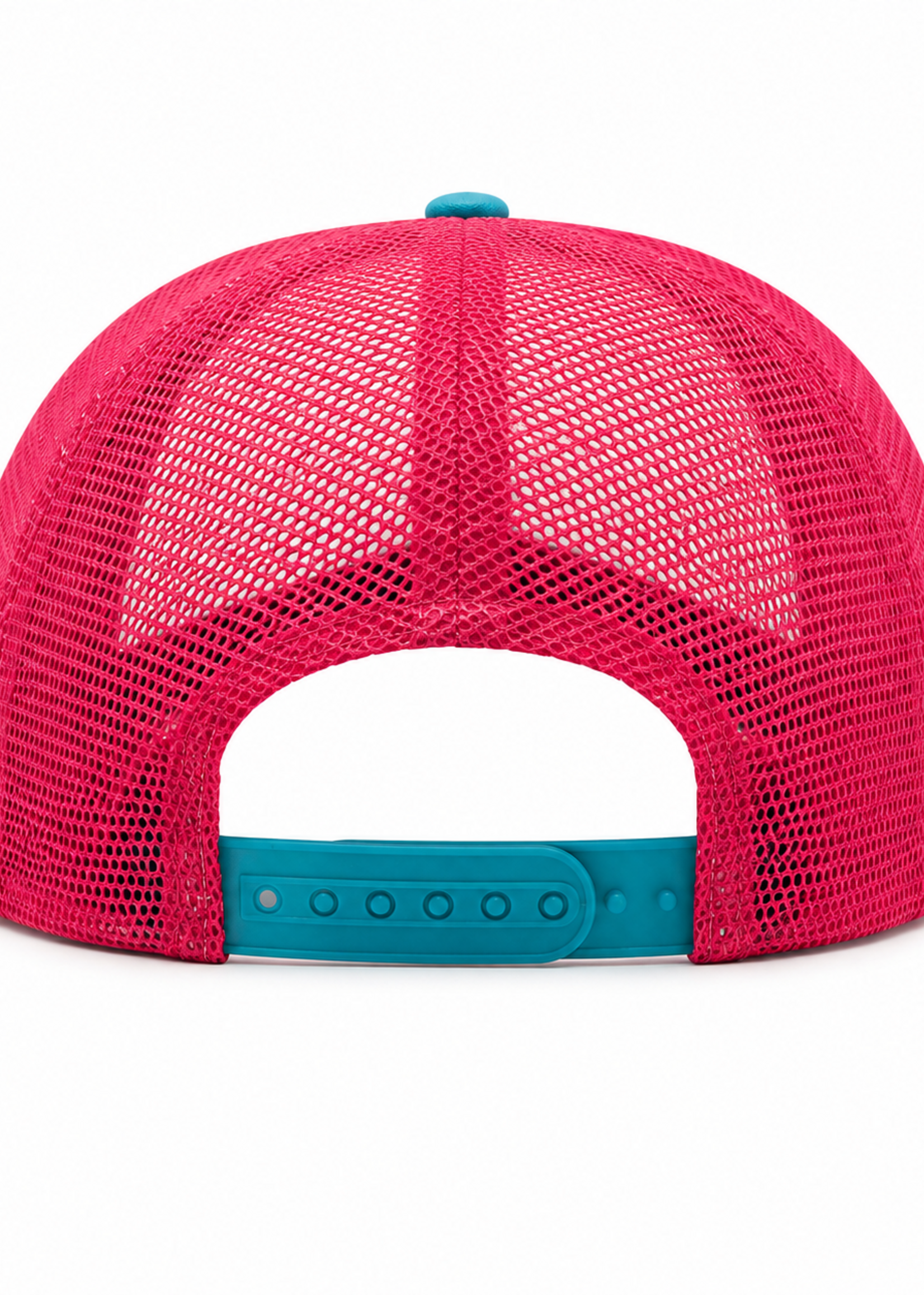 LITTLE KID F.I. HIGH CROWN FOAM TEAL/FUSCHA