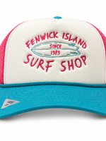 LITTLE KID F.I. HIGH CROWN FOAM TEAL/FUSCHA