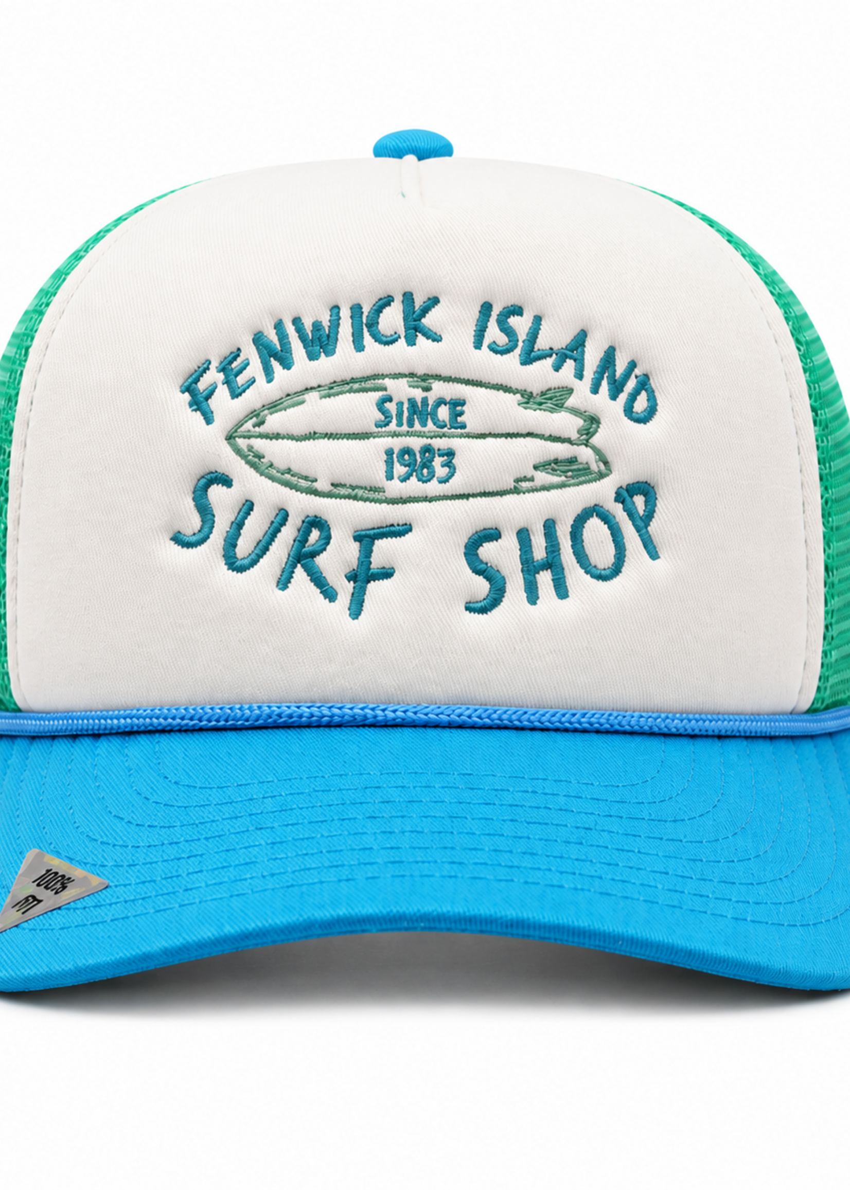LITTLE KID F.I. HIGH CROWN FOAM AQUA/SEAFOAM