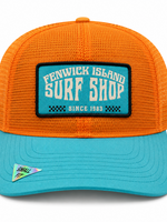 YOUTH F.I. STOWAWAY PATCH TRUCKER AQUA/TENNESSEE