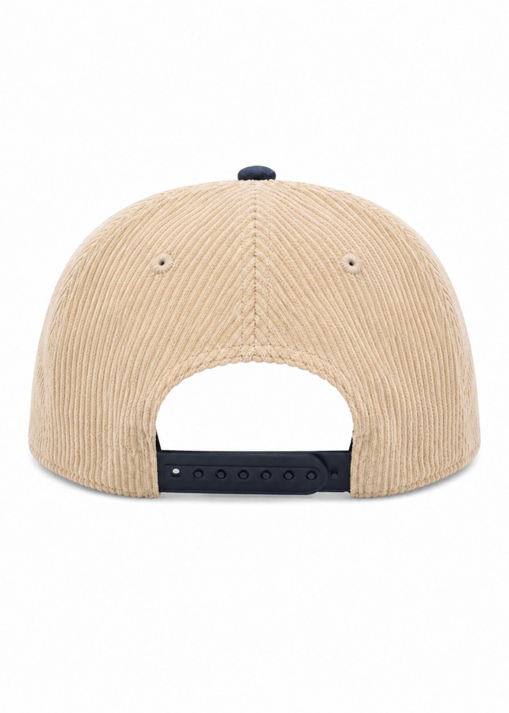 F.I. EMBROIDERY ROPE HAT BLUE WAXED/BONE CORD