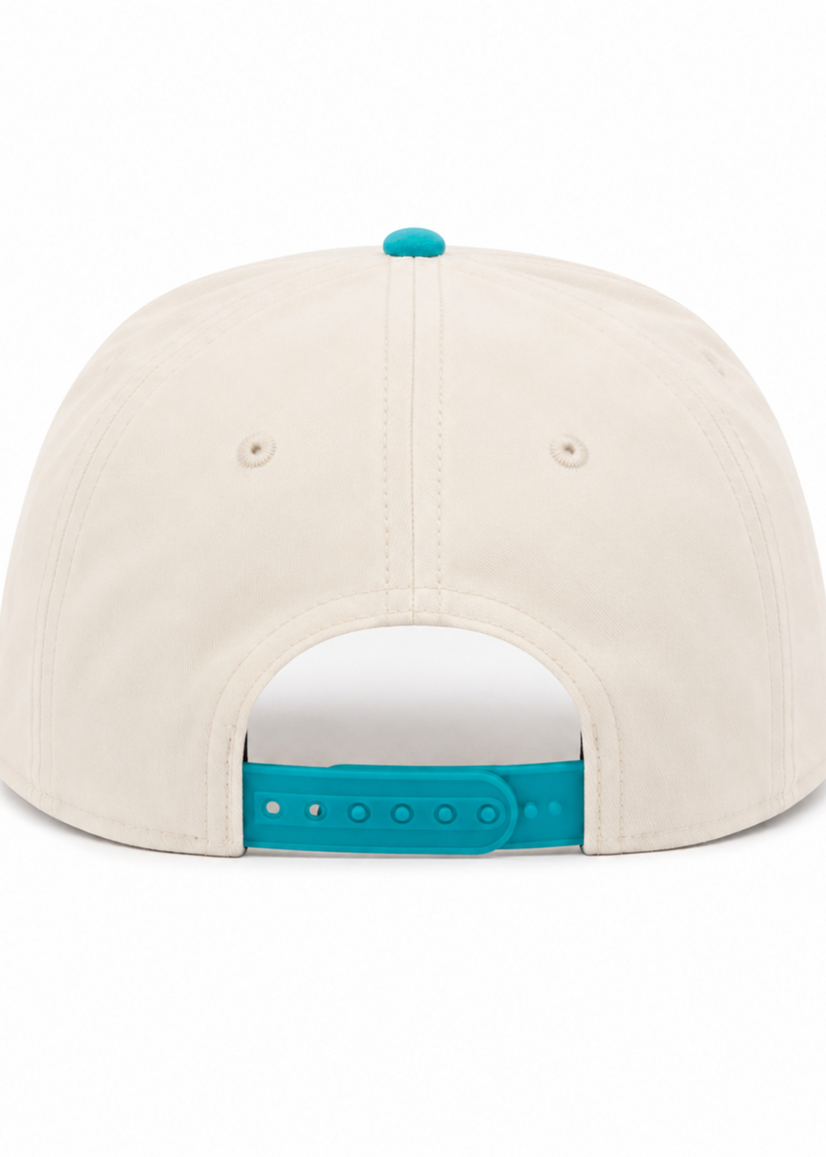 F.I. EMBROIDERY TRITECH ROPE HAT TEAL/CREAM
