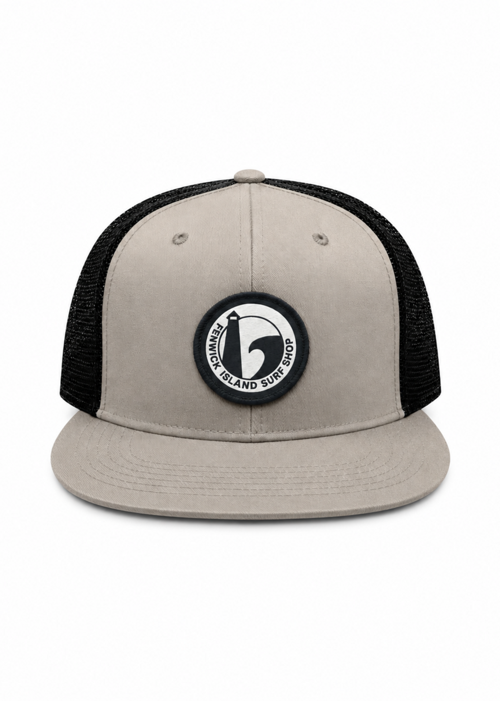 F.I. PATCH FLAT BRIM HAT BLACK/GREY