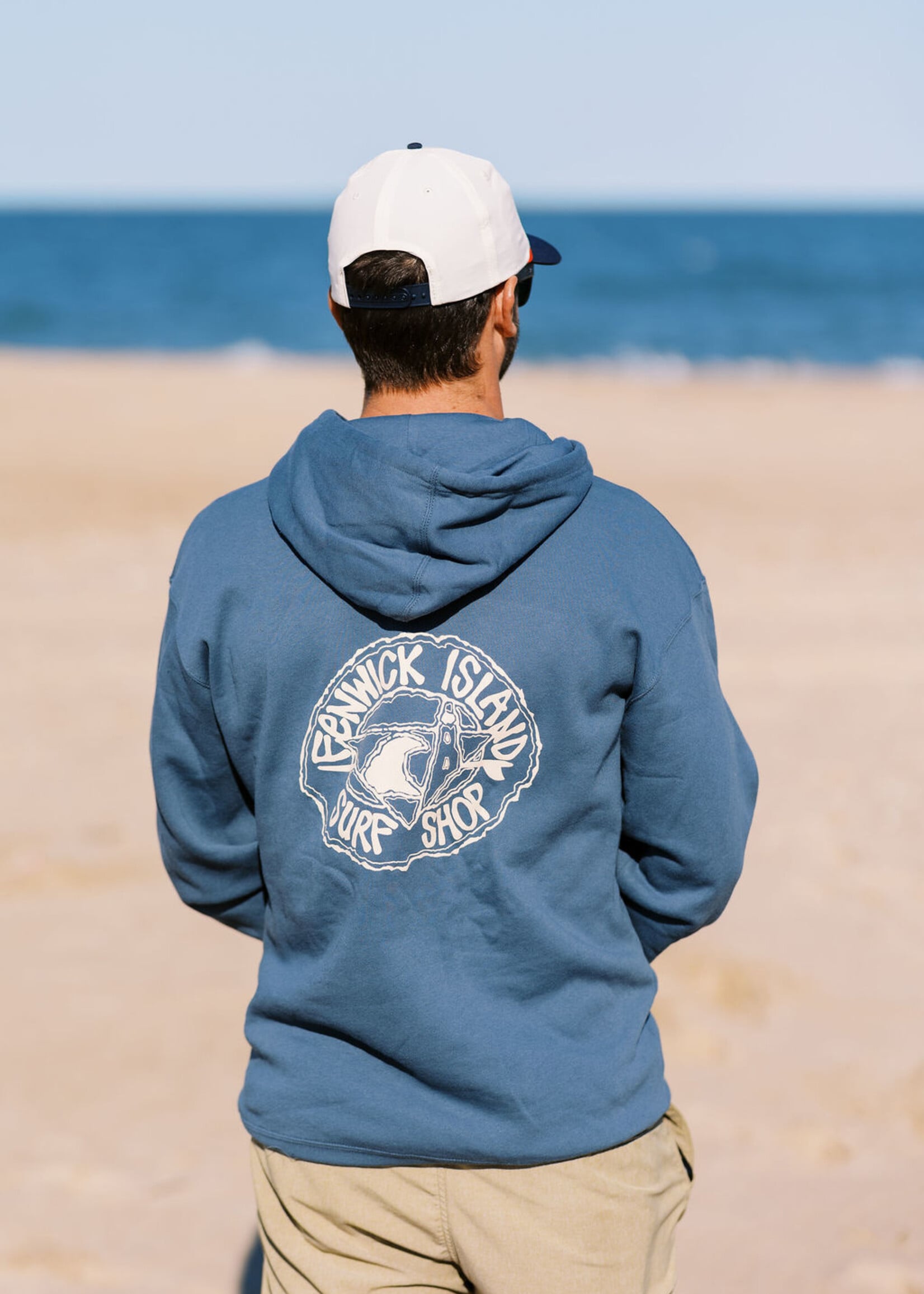 "KIKI 1" MIDWEIGHT HOOD STORM BLUE