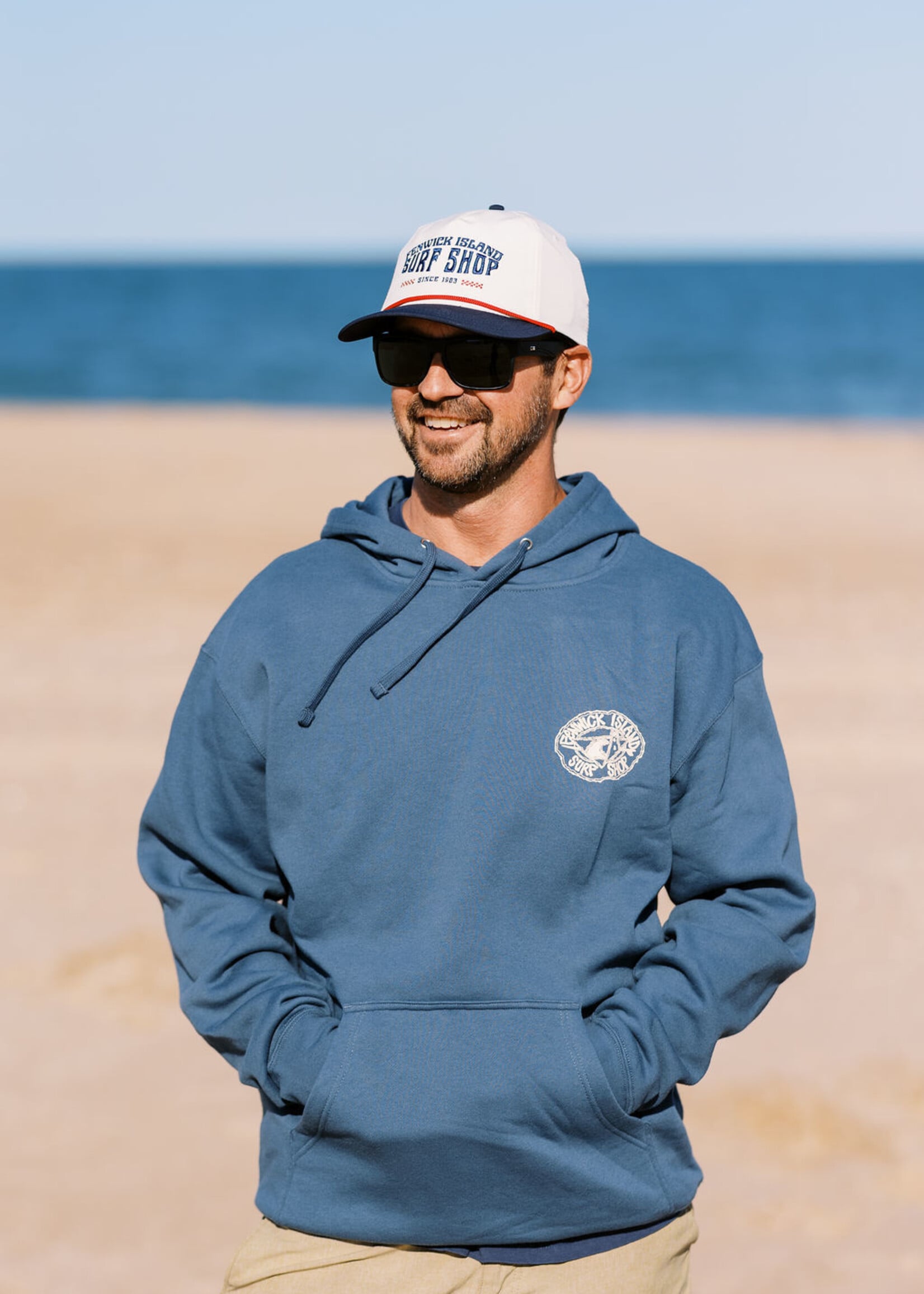 "KIKI 1" MIDWEIGHT HOOD STORM BLUE
