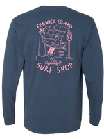 "SKATE SURF" LS MIDNIGHT/PINK