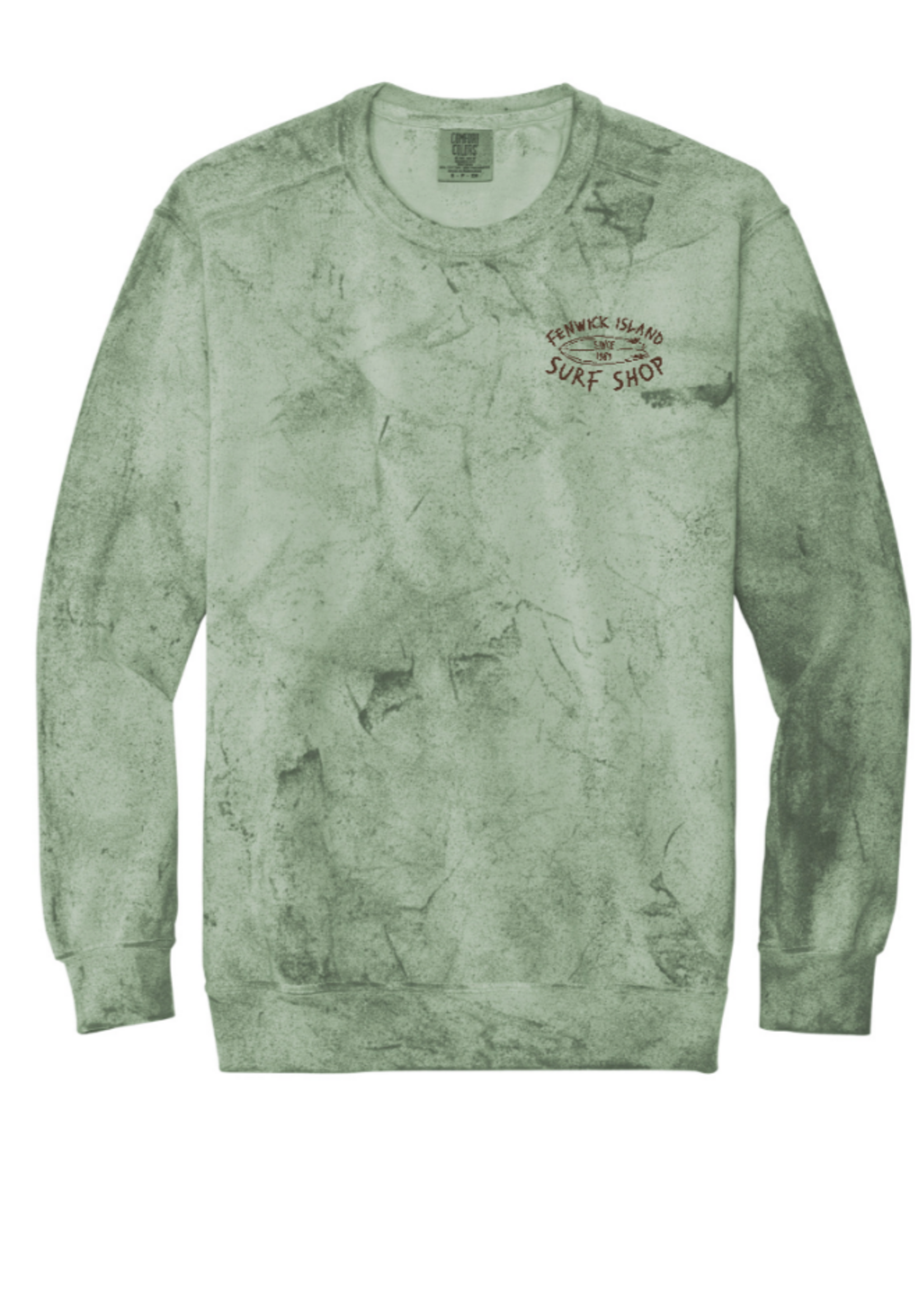 SKATE SURF COLORBLAST CREW FERN