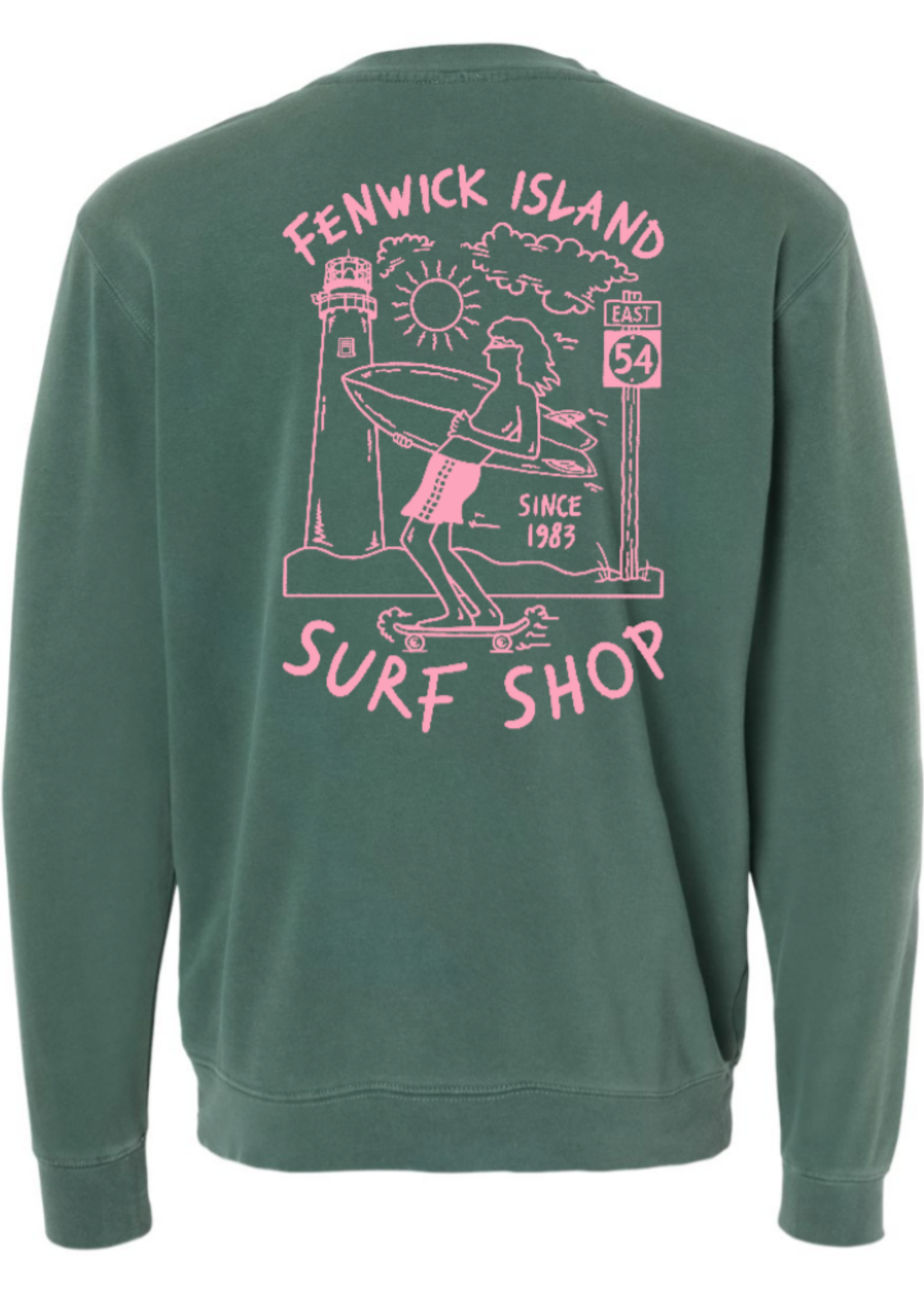 SKATE SURF CREW LIGHT GREEN