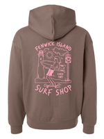 "SKATE SURF" AVENUE HOOD CLAY/PINK