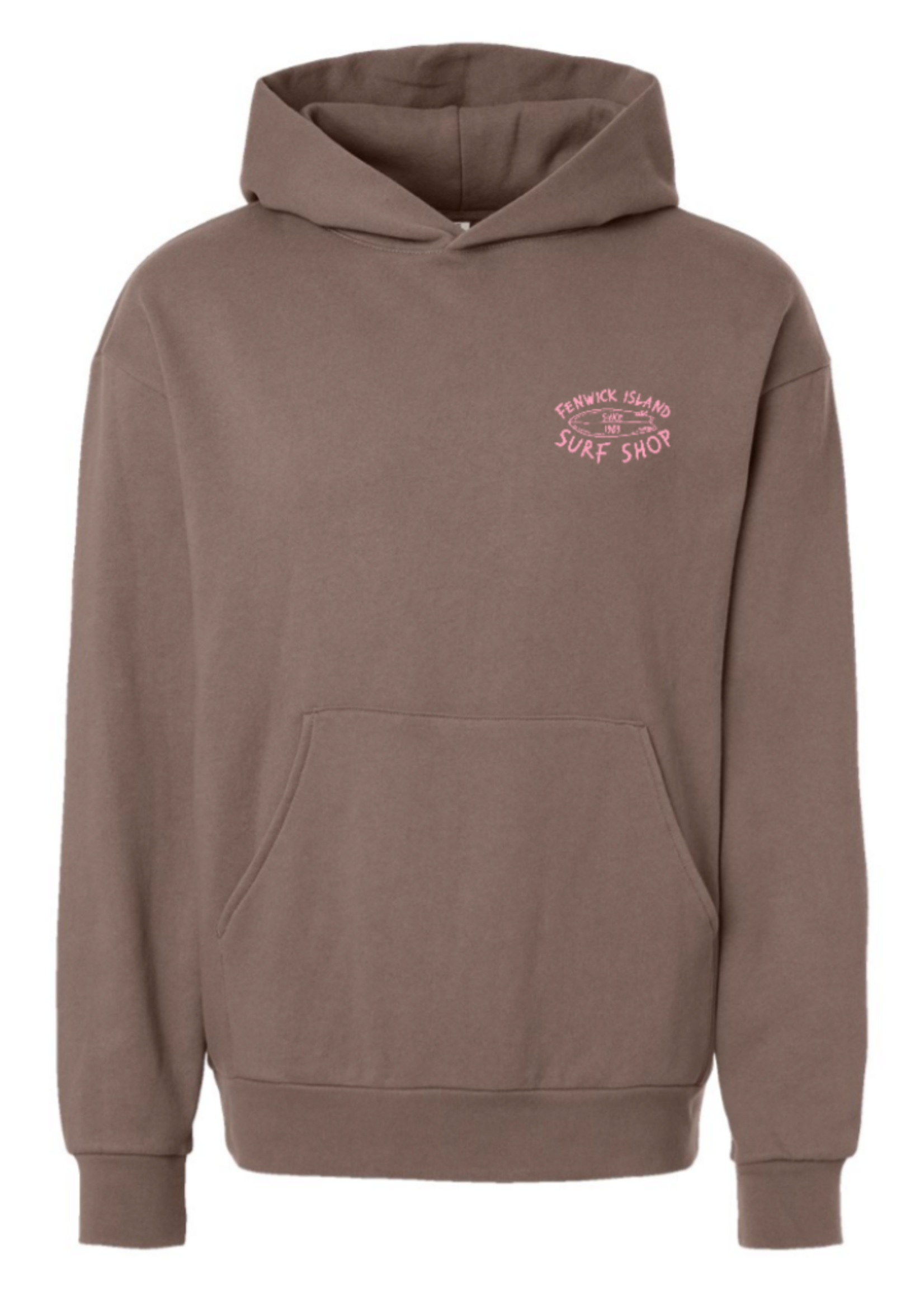 "SKATE SURF" AVENUE HOOD CLAY/PINK