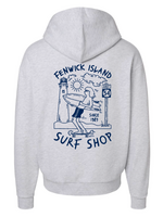 "SKATE SURF" AVENUE HOOD ASH/NAVY