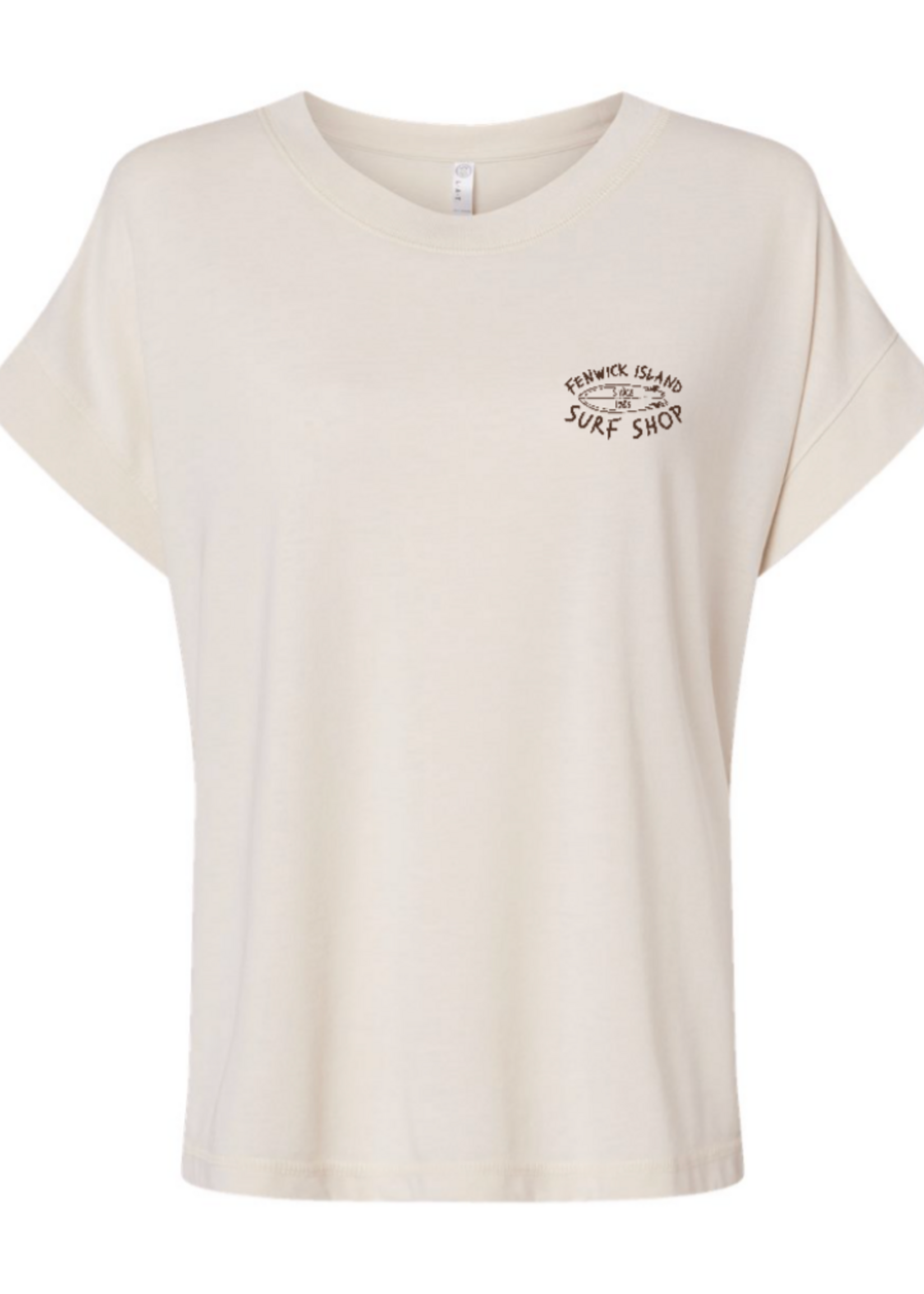 "SKATE SURF" VINTAGE TEE WASHED NATURAL
