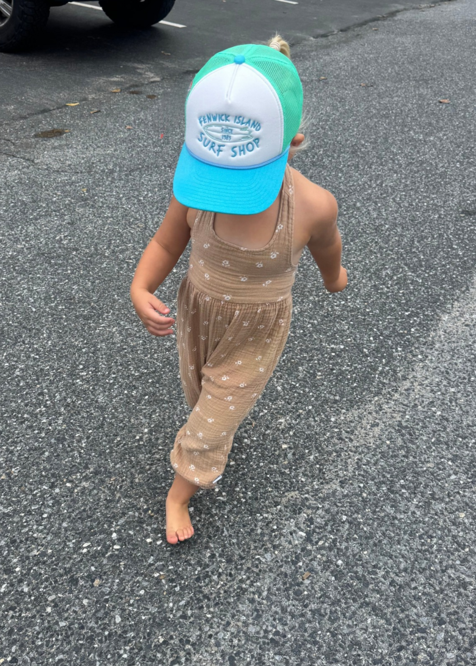 LITTLE KID F.I. HIGH CROWN FOAM AQUA/SEAFOAM