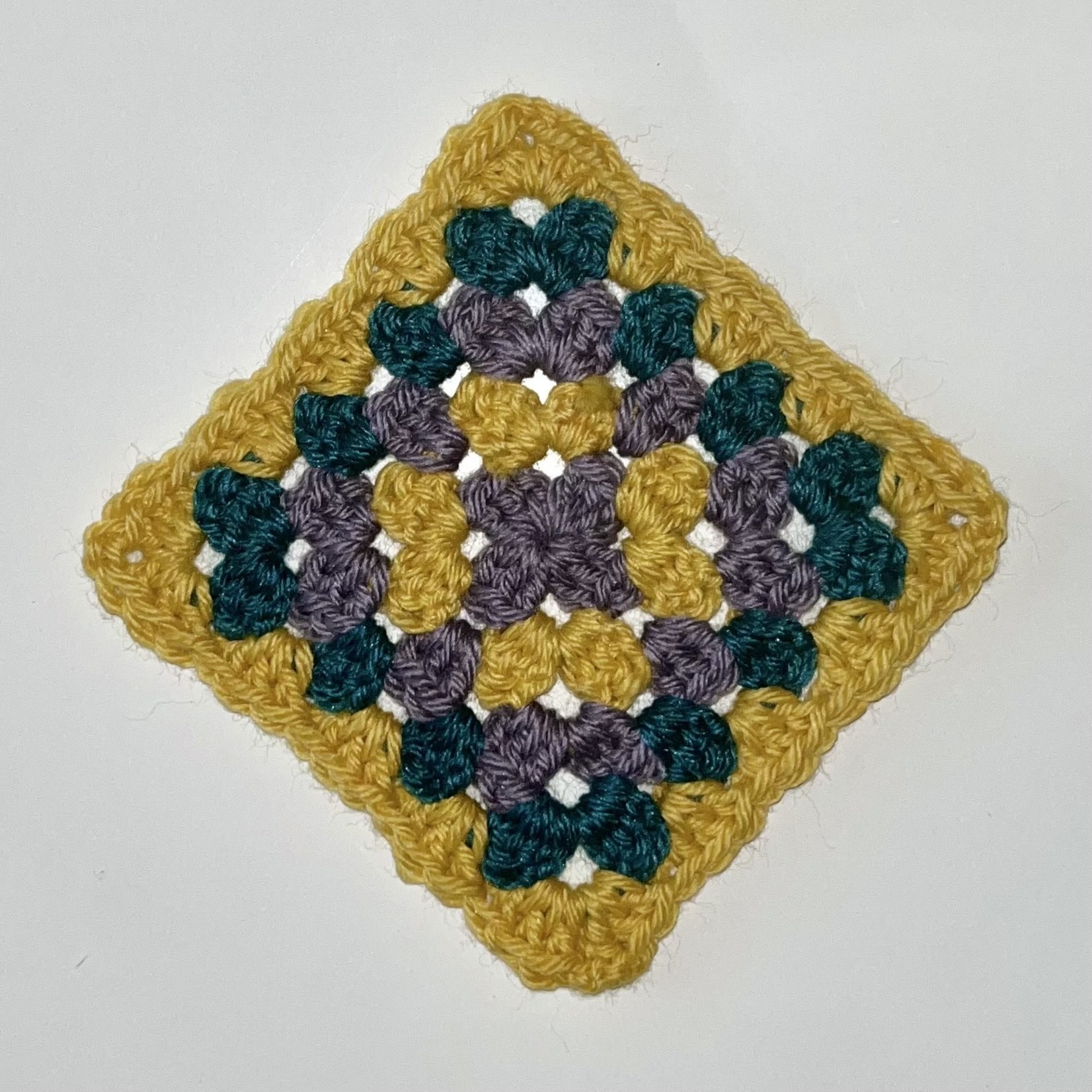 Granny Square Crochet Pattern Diagram (Easy to Read) - This is Crochet