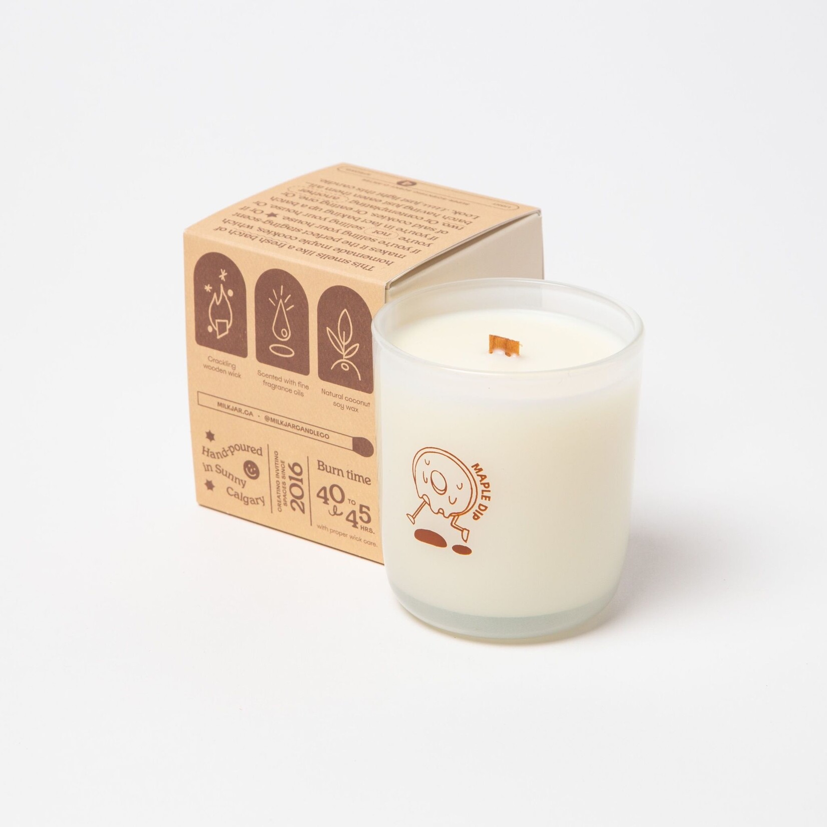 Milk Jar Candle Co. Maple Dip 8 oz