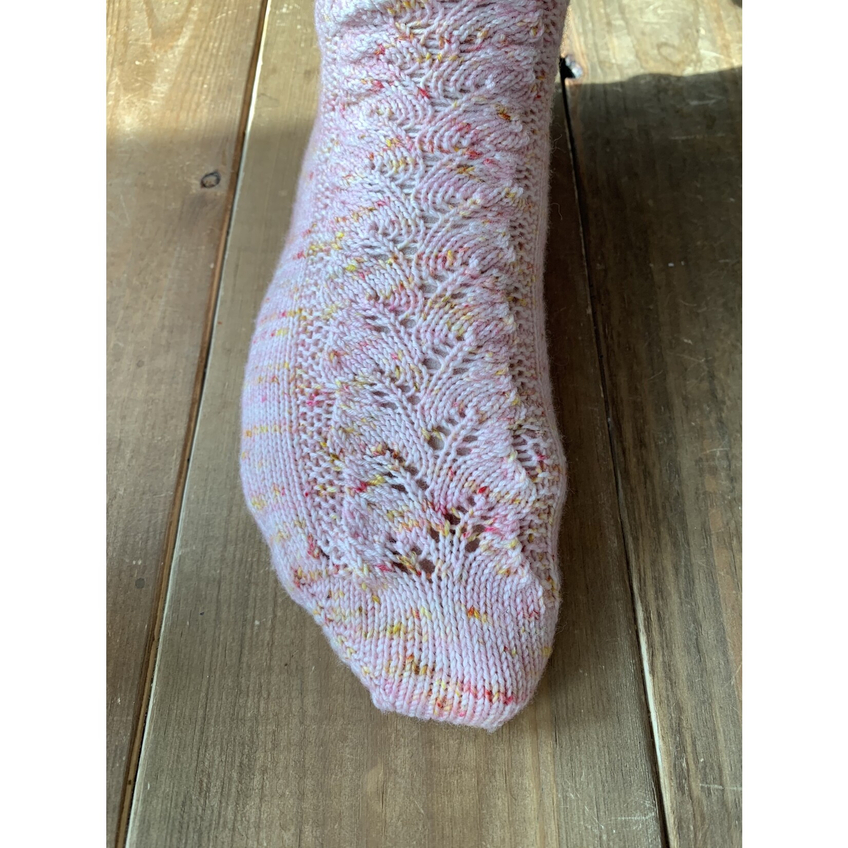 Yarn Twisters Fernlace Socks