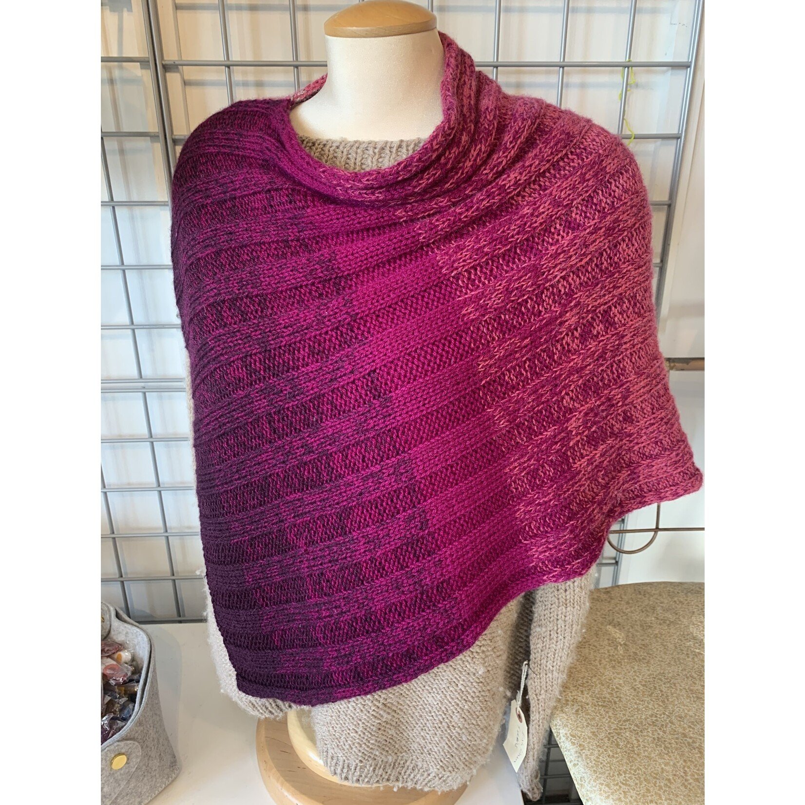 Yarn Twisters Concentric Poncho