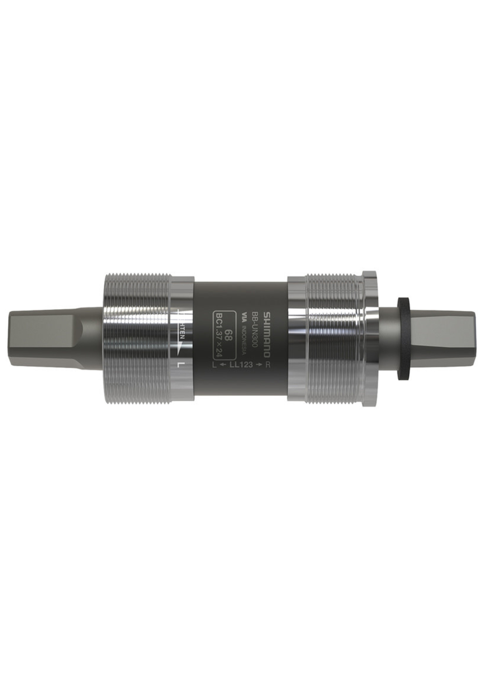 Shimano Jeu de pédalier à axe carré Shimano BB-UN300 LL113, 68 X 113 mm