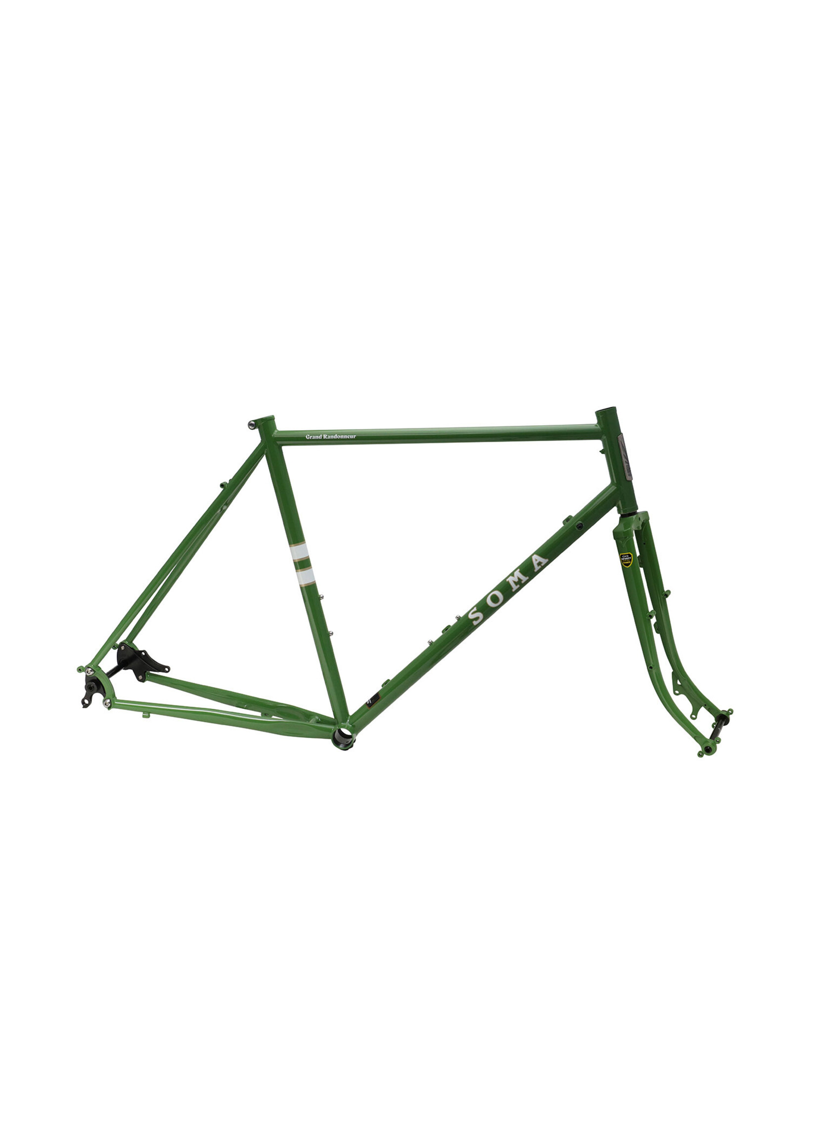 Soma Fabrications Cadre Soma Grand Randonneur Disc Moss Green, 52 cm