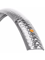 Velo Orange Ensemble de Garde-Boue Velo Orange Snakeskin, 650B X 50 mm, Argent