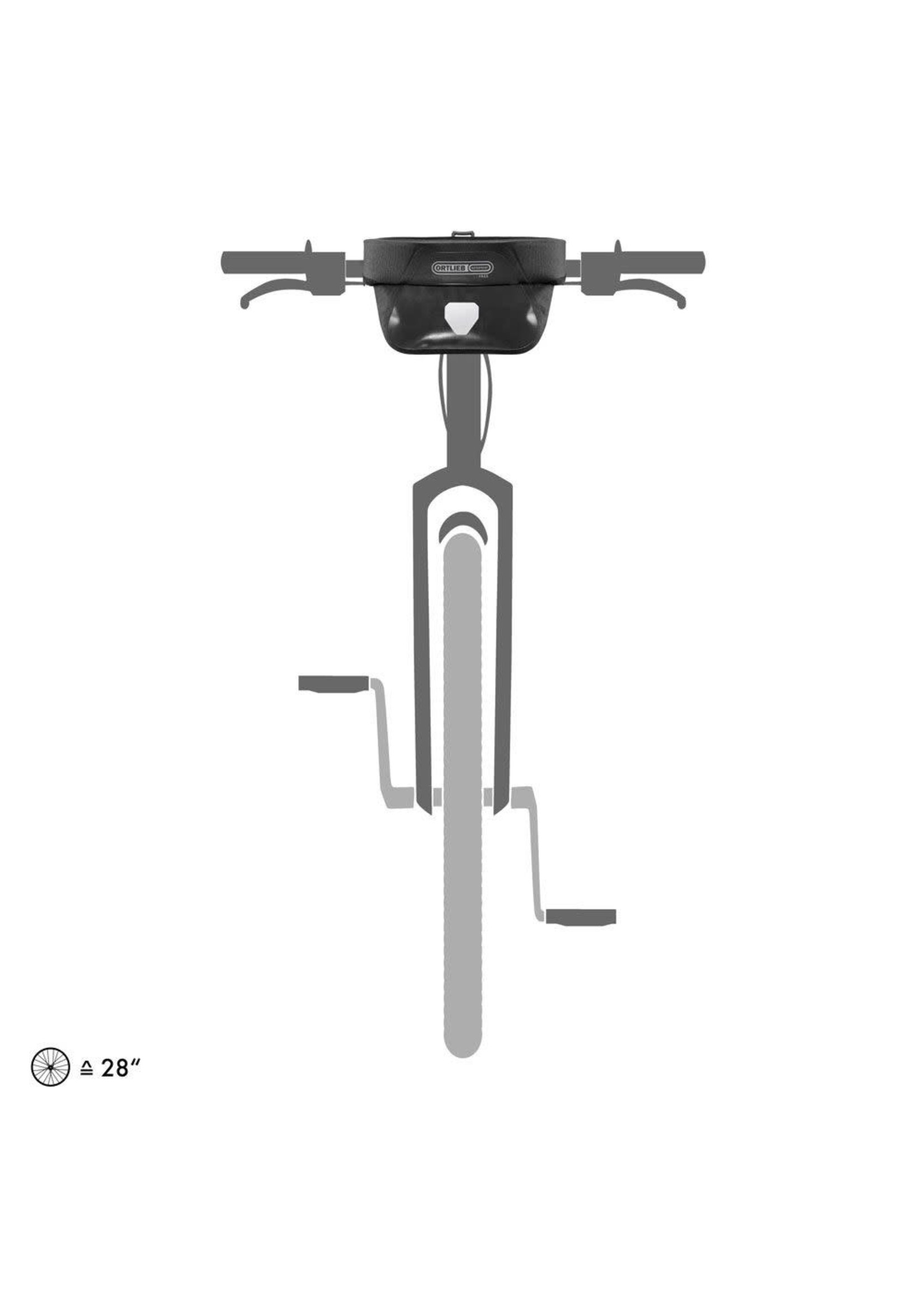 Ortlieb Sac de Guidon Ortlieb Ultimate Six Free S, 5L, Noir