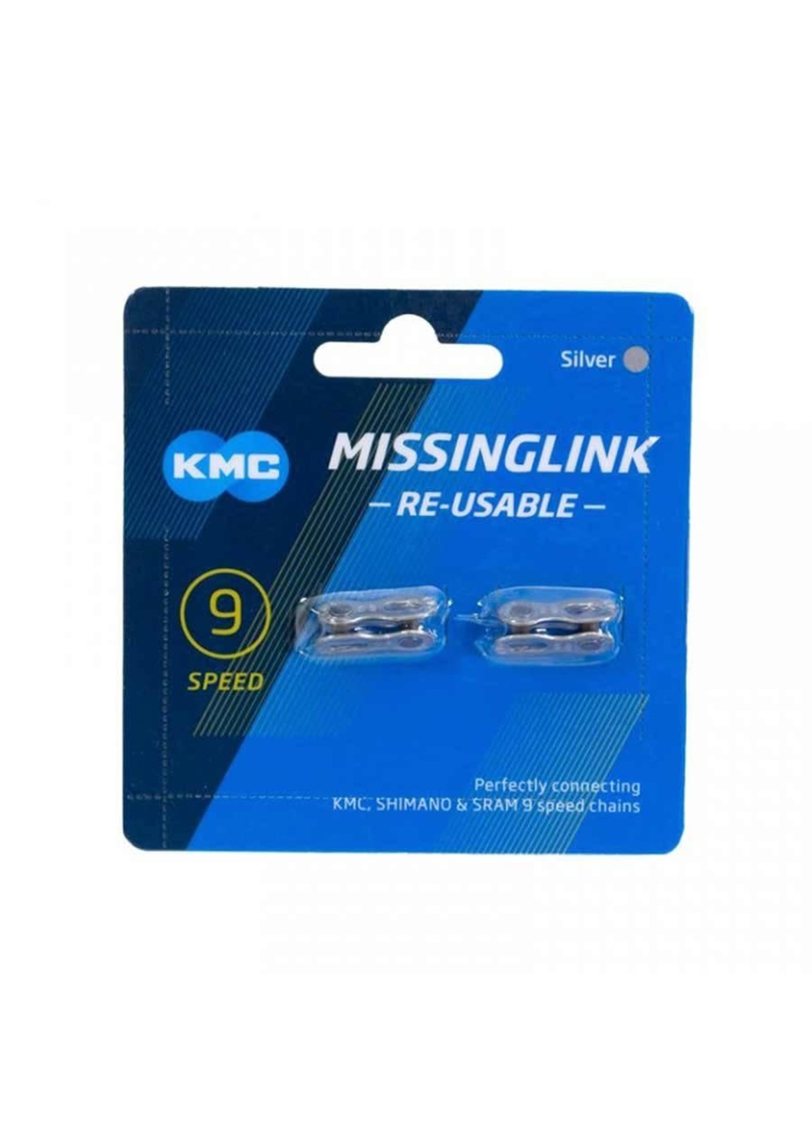 KMC Chains Maillon Ré-utilisable 9 Vitesses KMC ''MissingLink''- Paire