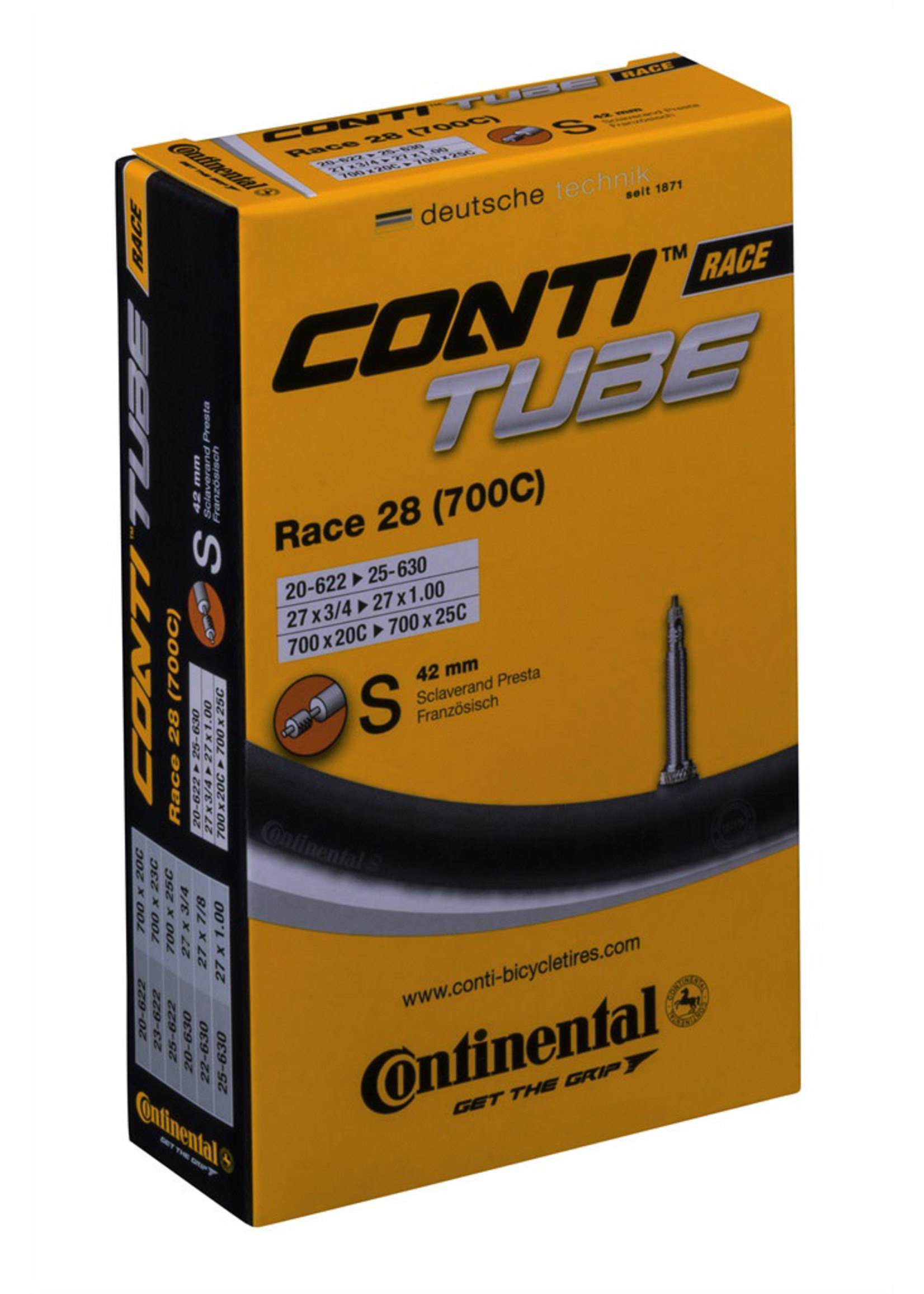 Continental Chambre À Air Continental Race 28 700C x 18-25 mm - Presta 42mm