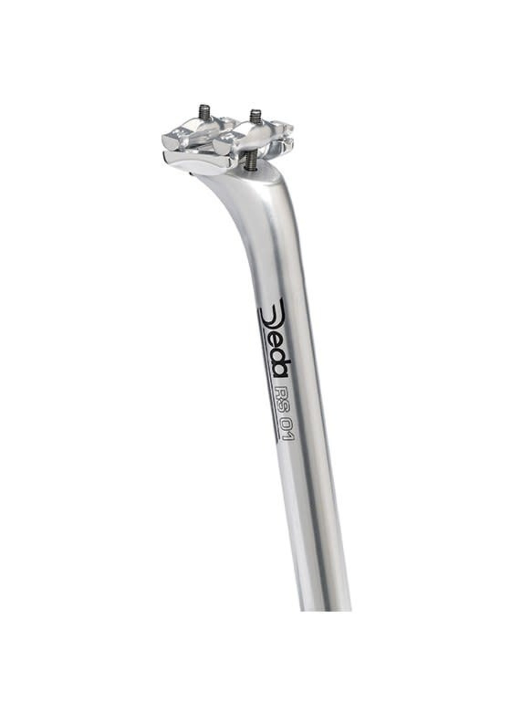 Deda Elementi Tige de Selle Deda Elementi RS01, 27.2 x 350mm, recul 21mm, Argent poli