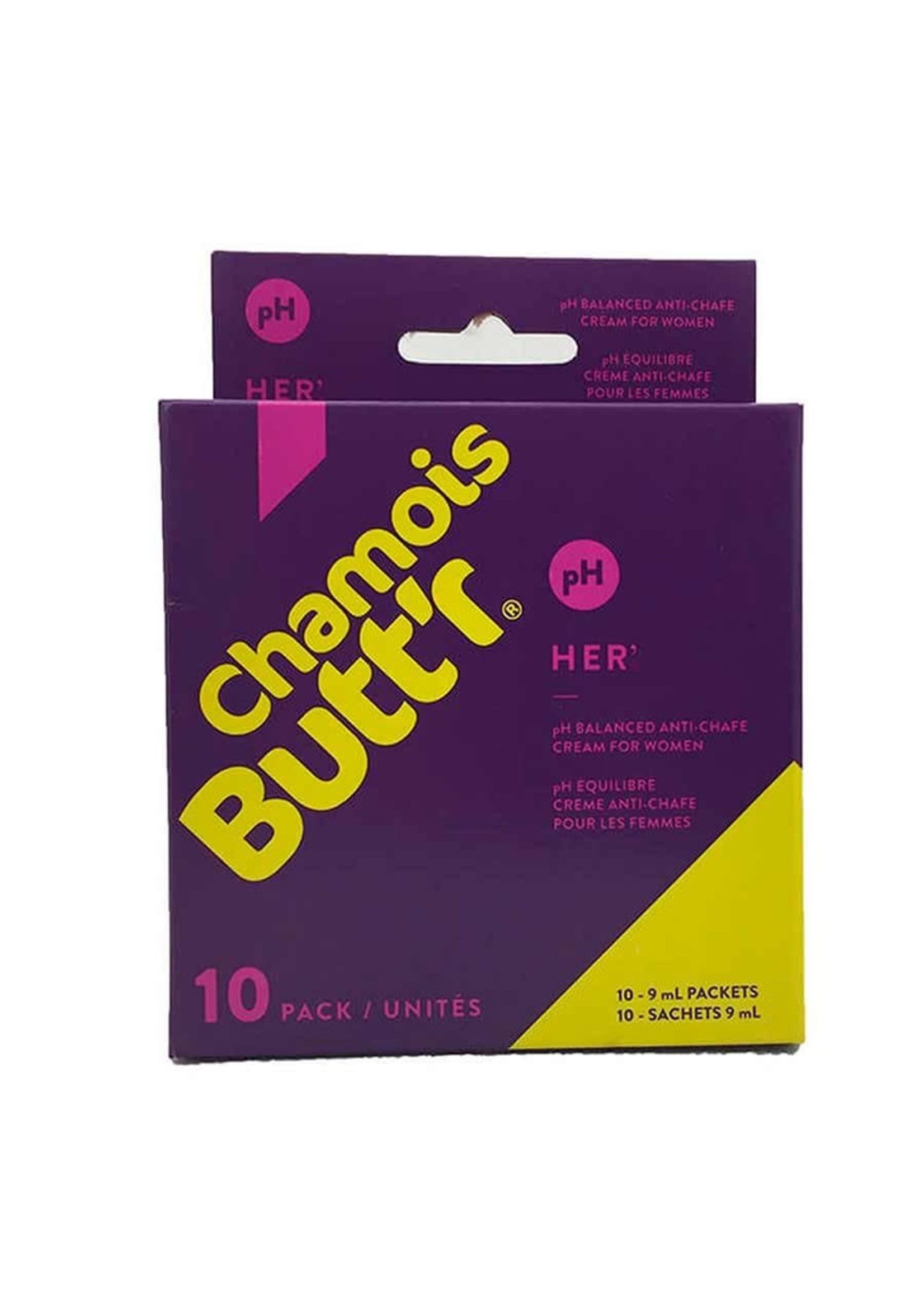 Chamois Butt'R Chamois Butt'R, Her, Box of 10, 9ml packet