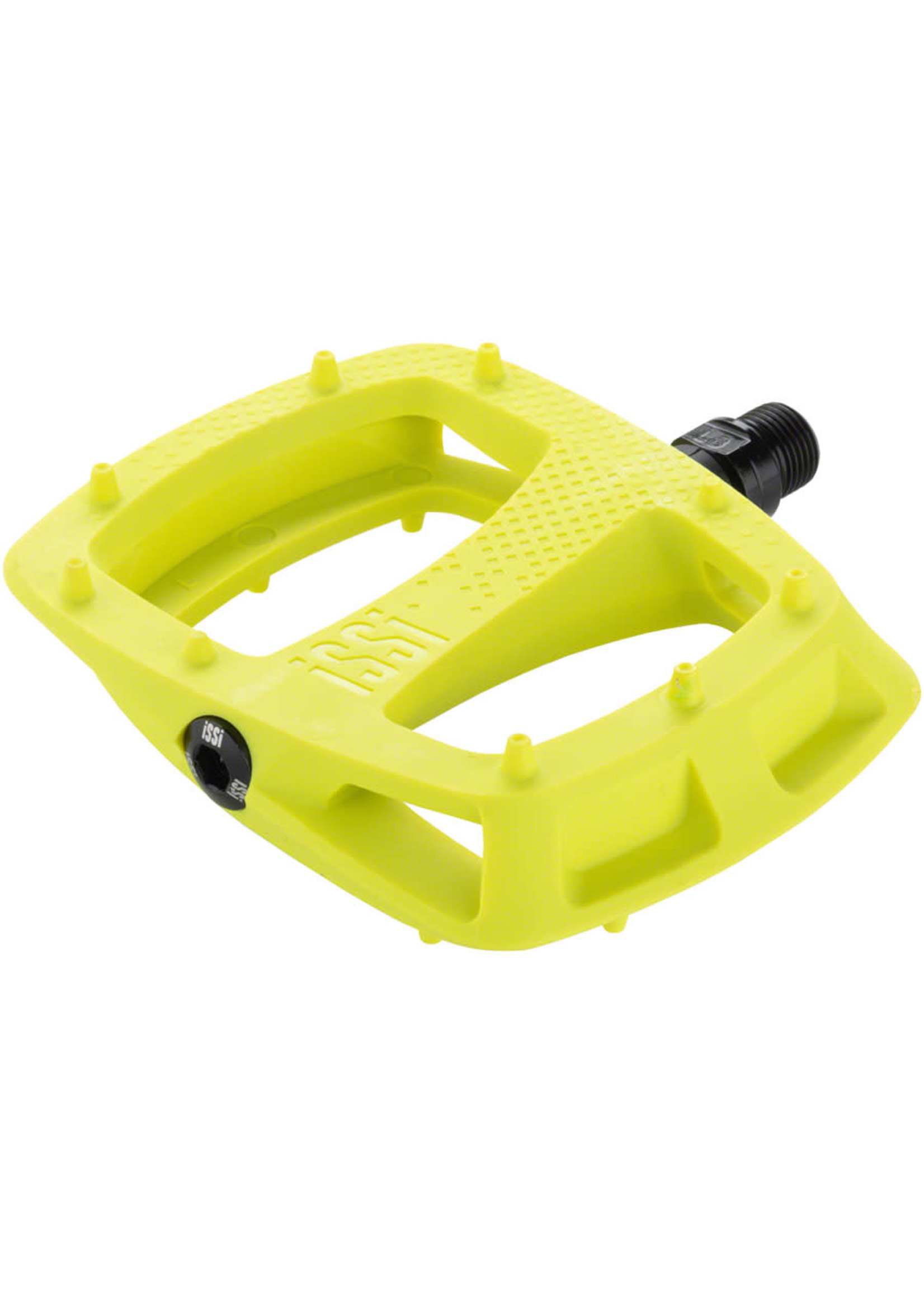 MSW Pédales Plateforme iSSi Thump , Composite, 9/16", Jaune Fluo