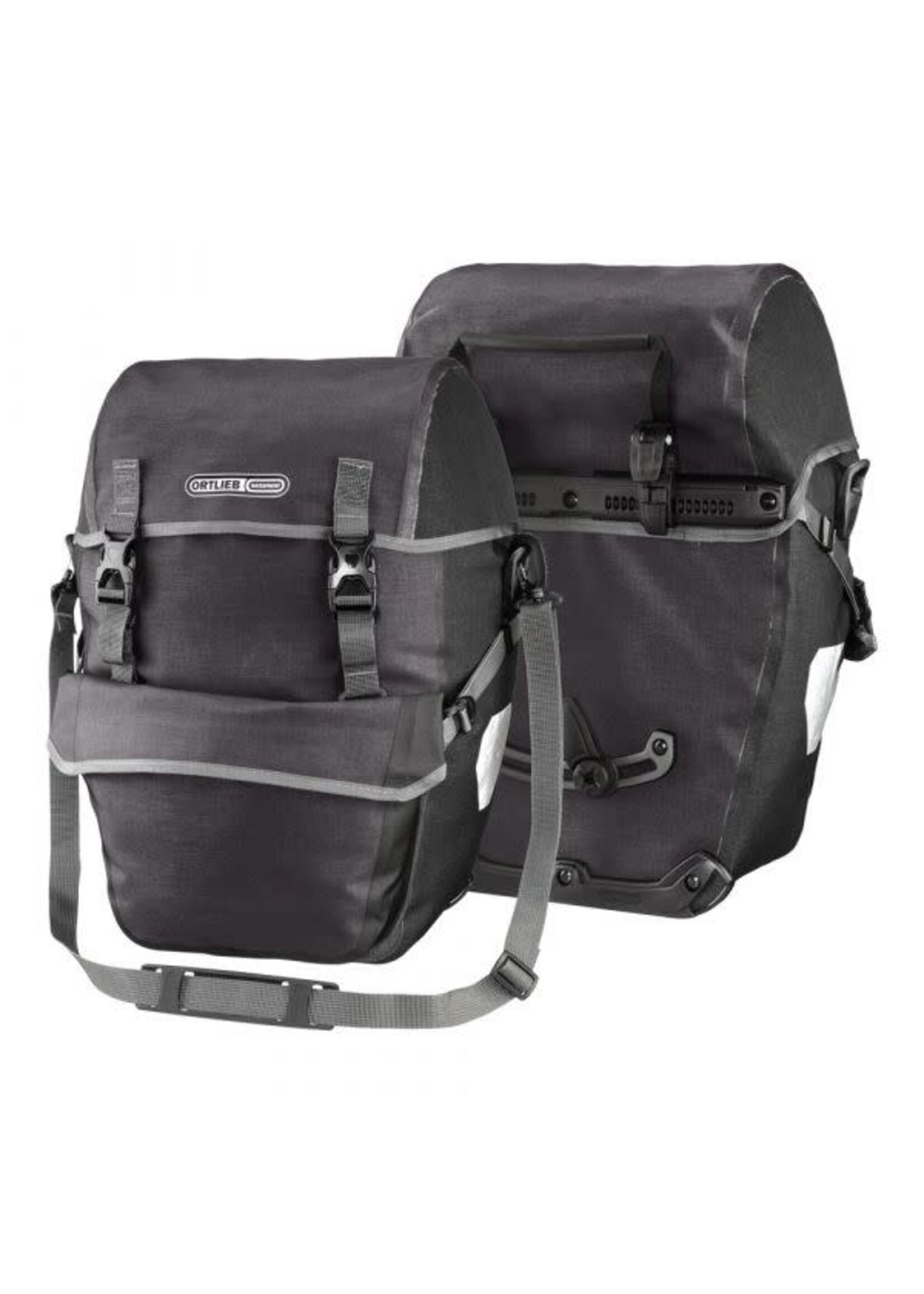 Ortlieb Paires de Sacoches Ortlieb Bike Packer Plus, Granite/Noir 42L