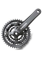 Sram Sram, S600 3.0, Crankset, 8sp, 175mm, 22/32/42, BCD: 64/104, JIS, CL: 49.5mm, Black