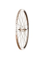 Roue Avant 700C , Jante Evo E Tour 19 Aero Argent, Moyeu Formula TH-50, 32 Rayons Sapim inox