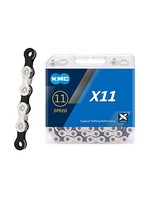KMC Chains Chaîne 11 Vitesses KMC, X11 Argent/Noire