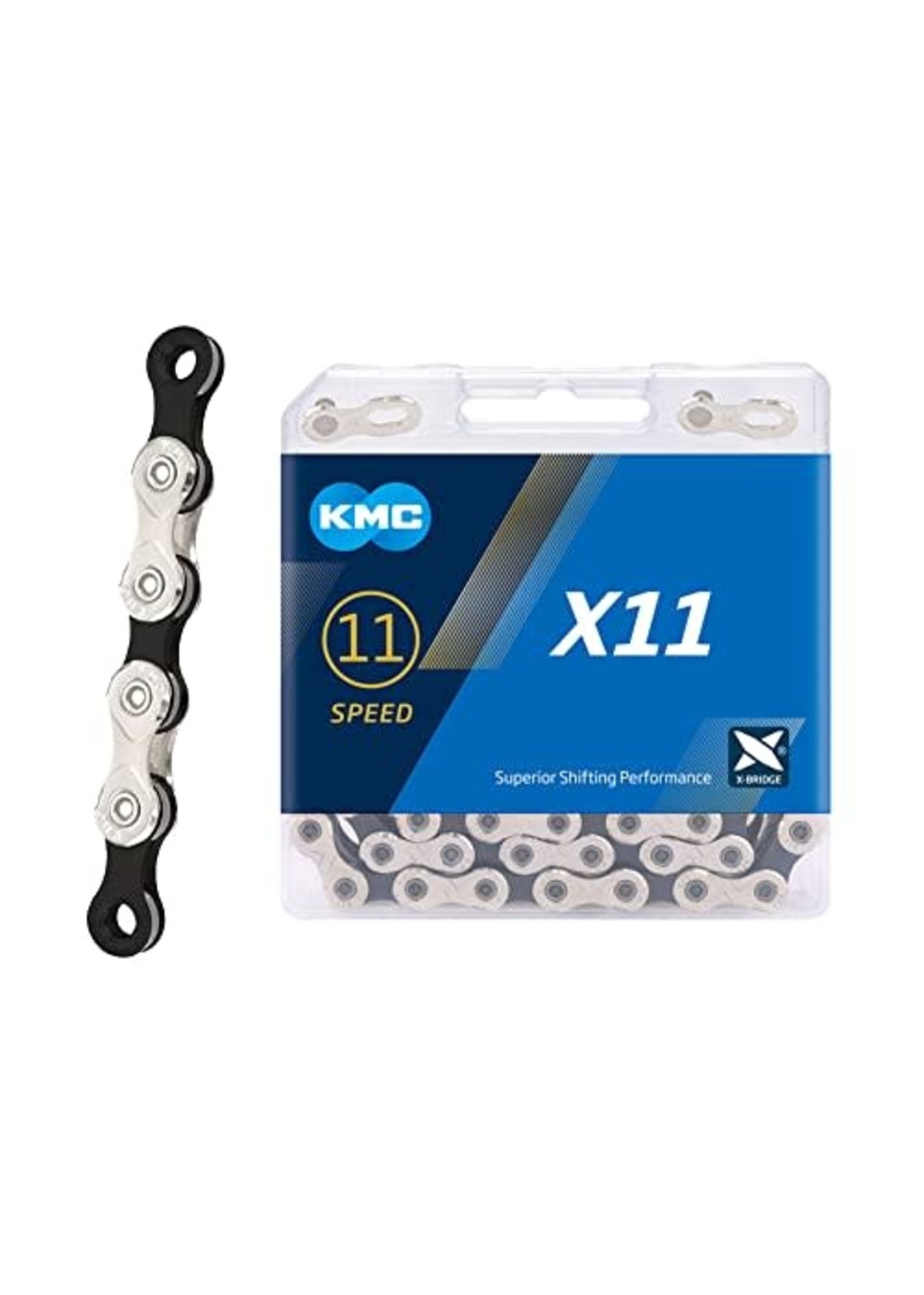 KMC Chains Chaîne 11 Vitesses KMC, X11 Argent/Noire