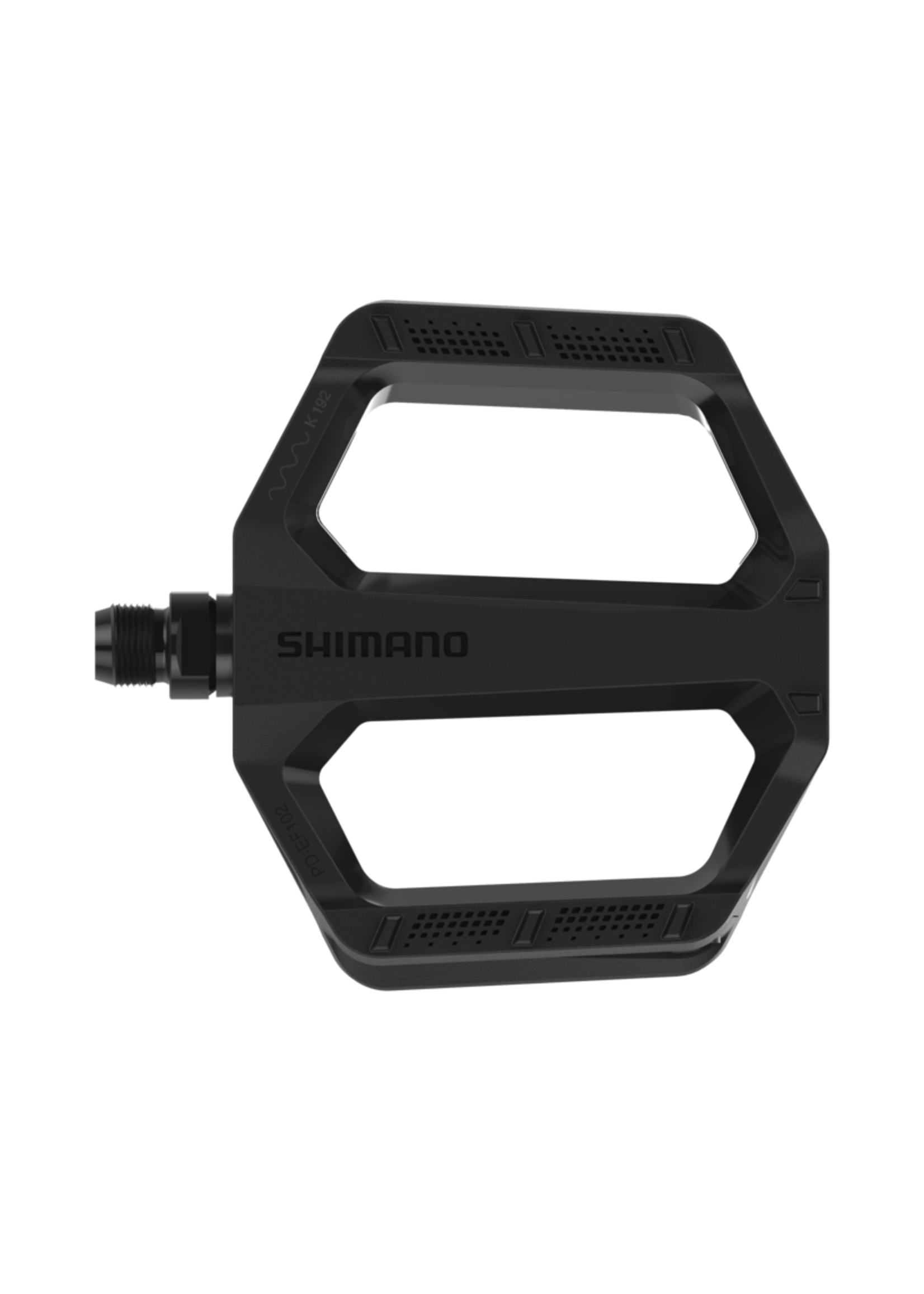 Shimano Pédales Plate-Formes Shimano PD-EF102, Noires