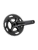 Shimano Pédalier Double Shimano GRX FC-RX600-11, 175mm 11-Speed 46/30t 110/80 BCD Hollowtech II Spindle Interface Black