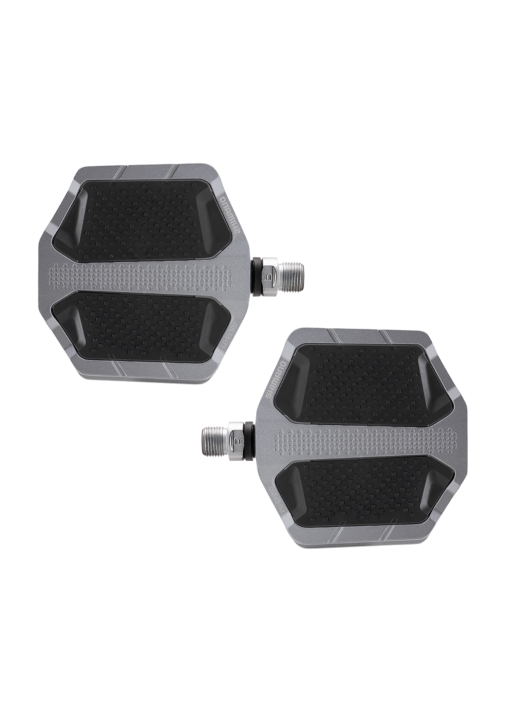 Shimano Pédales Plateforme Shimano PD-EF205, Argent