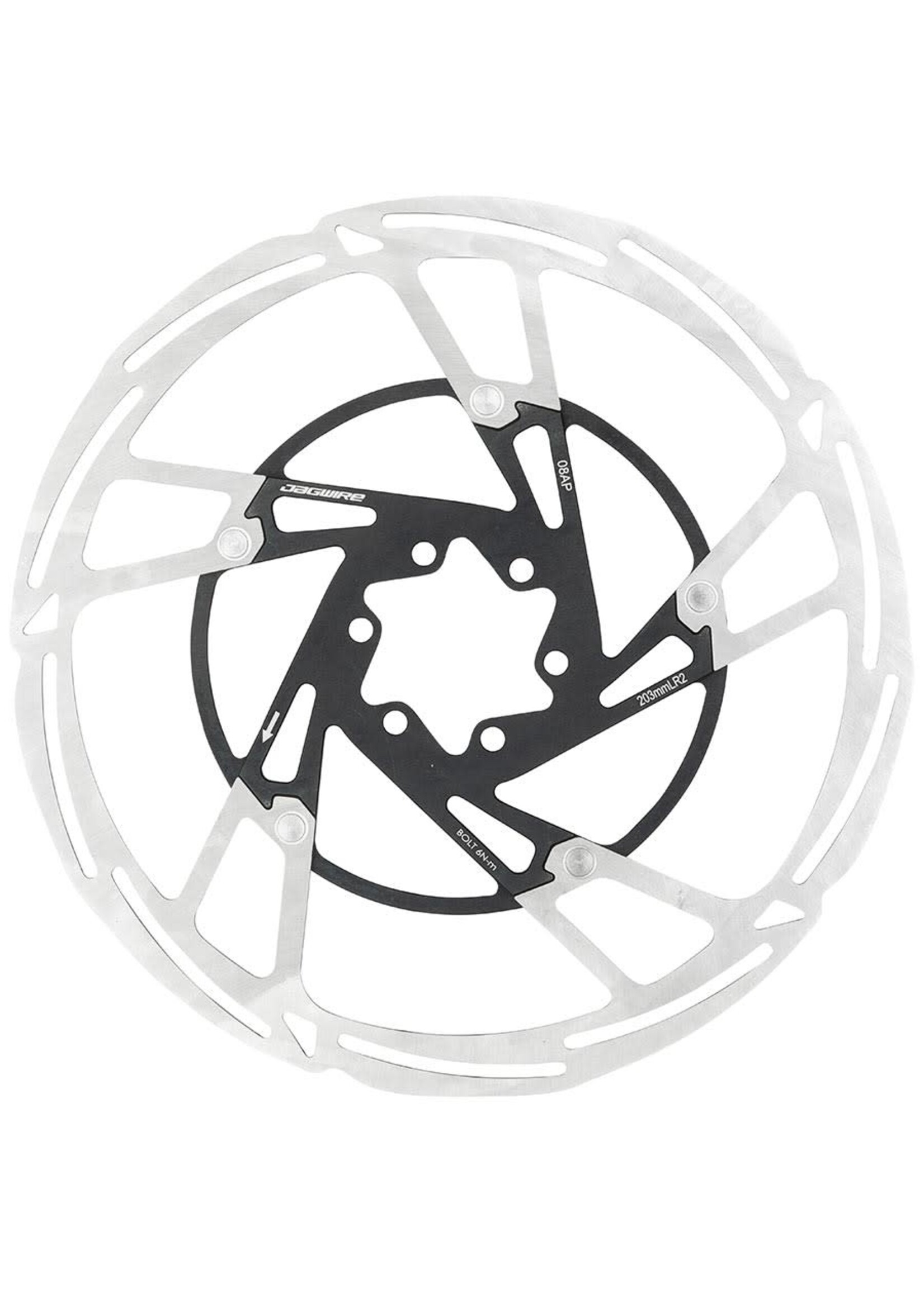 Jagwire Disque Jagwire Pro LR2 ISO 6 Trous, 203 mm