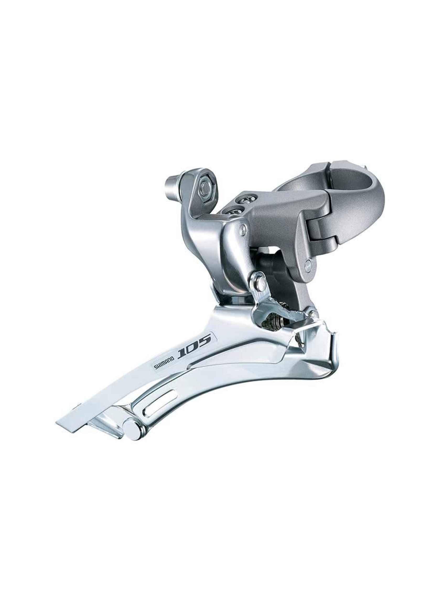 Shimano Shimano, 105 FD-5700, Derailleur avant, 2x10vit., Down Swing, Down pull, Collet 31.8/28.6mm, Noir