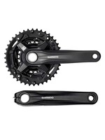 Shimano Shimano Alivio FC-MT210-3 Crankset - 175mm 9-Speed 44/32/22t Riveted Hollowtech II Spindle Interface Black