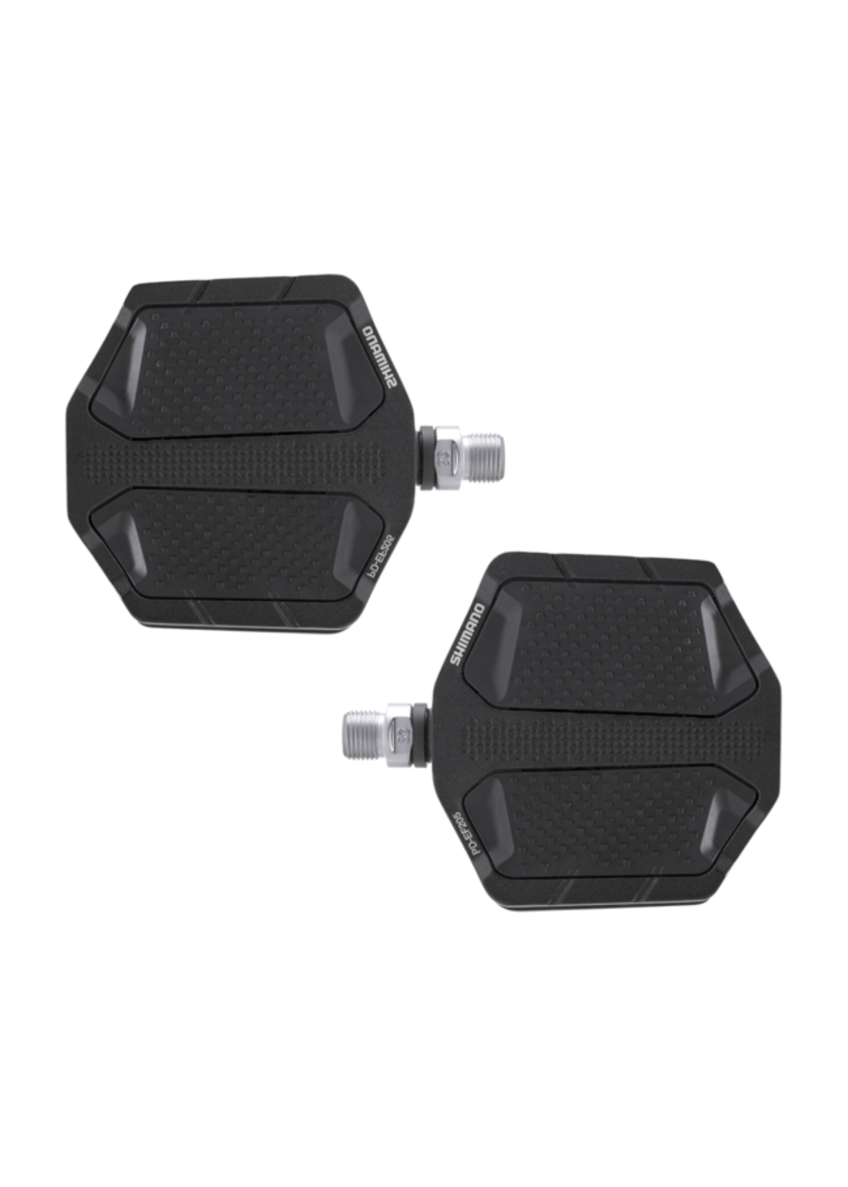 Shimano Pédales Plate-Forme Shimano PD-EF205, Noires