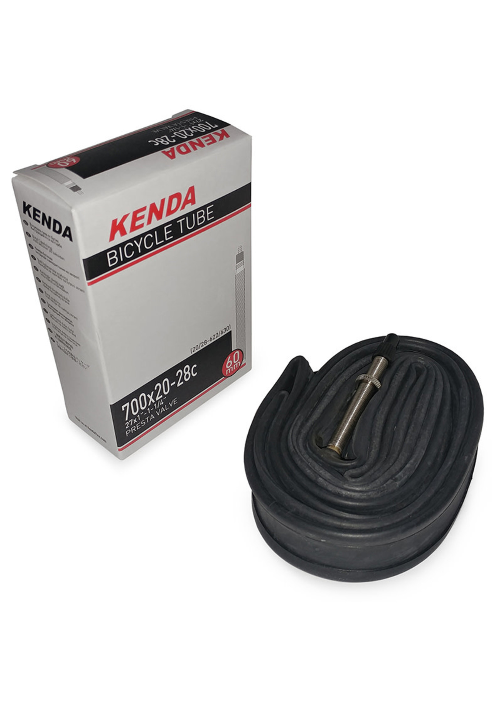Kenda Chambre à air Kenda 700C x 20-28 (27 x 1-1-1/4")  P/V 60mm