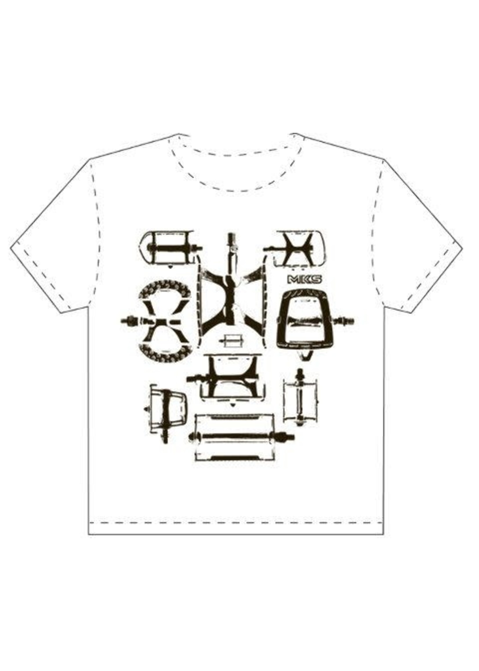 MKS Mikashima Industrial Co. T-Shirt Pédales MKS, Petit