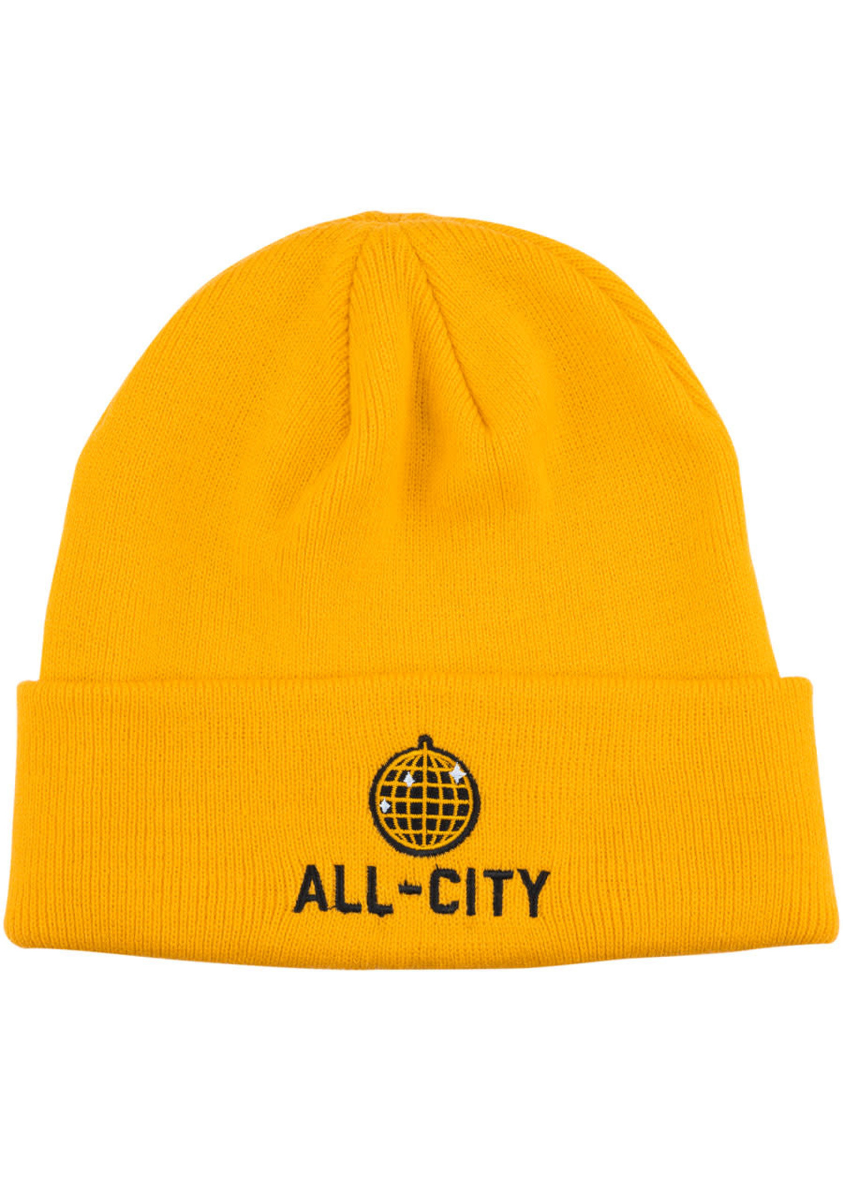 All-City Cycles Bonnet - Tuque All-City Club Tropic - Goldenrod, Taille unique
